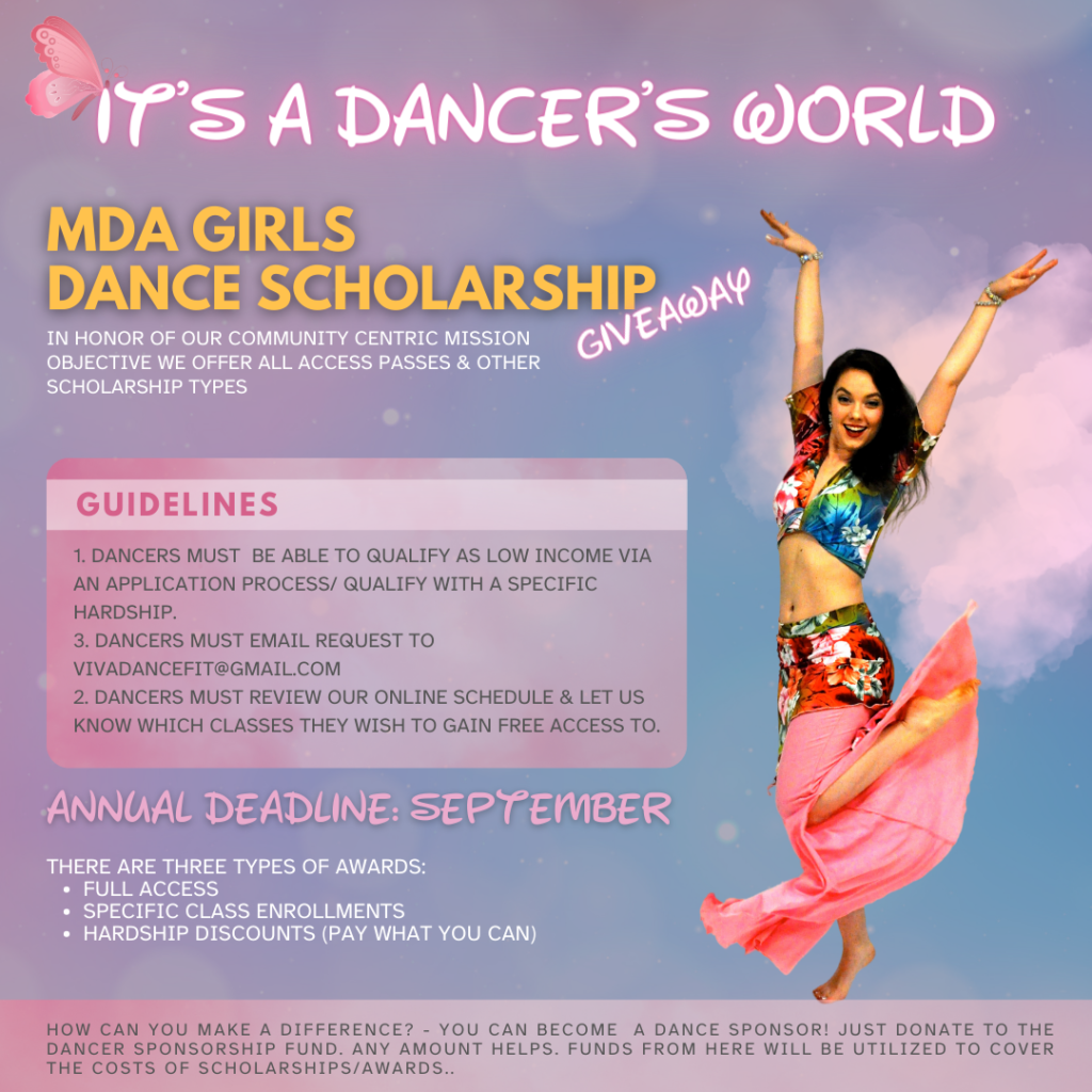 MDA GIRLS DANCE SCHOLARSHIP